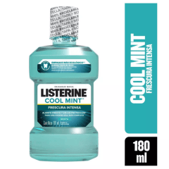 LISTERINE ENJUAGUE BUCAL COOL MINT 180 ML.