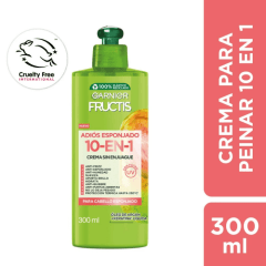 GARNIER FRUCTIS ADIÓS ESPONJADO 10-EN-1 300 ML.