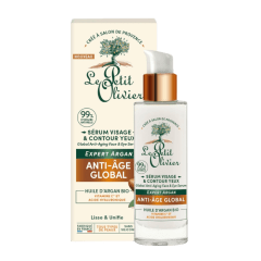 LE PETIT OLIVIER SÉRUM Y CONTORNO OJO ANTIEDAD FACIAL ARGAN 30 ML DET.