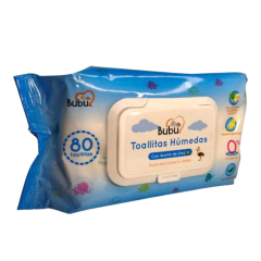 BUBU PACK TOALLITAS HÚMEDAS 80 U.