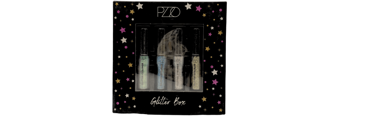 MAQUILLAJE PETRIZZIO SET GLITTER BOX X 4 DELINEADORES 0