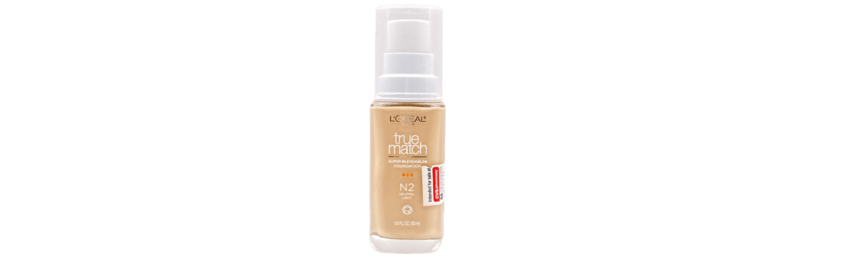 L'ORÉAL TRUE MATCH SUPER BLENDABLE FOUNDATION NEUTRAL LIGHT N2 0
