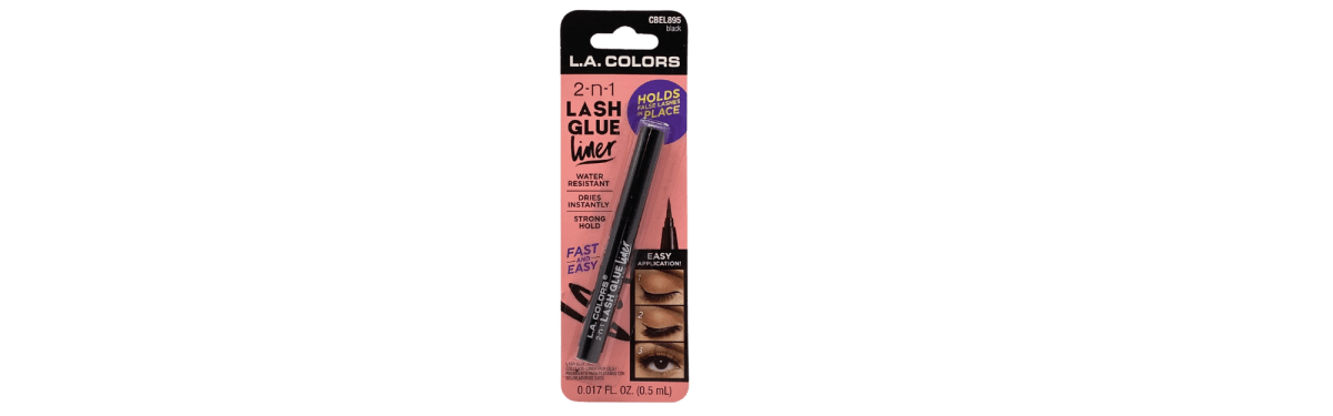 L.A. COLORS 2 EN 1 LASH GLUE LINER 0