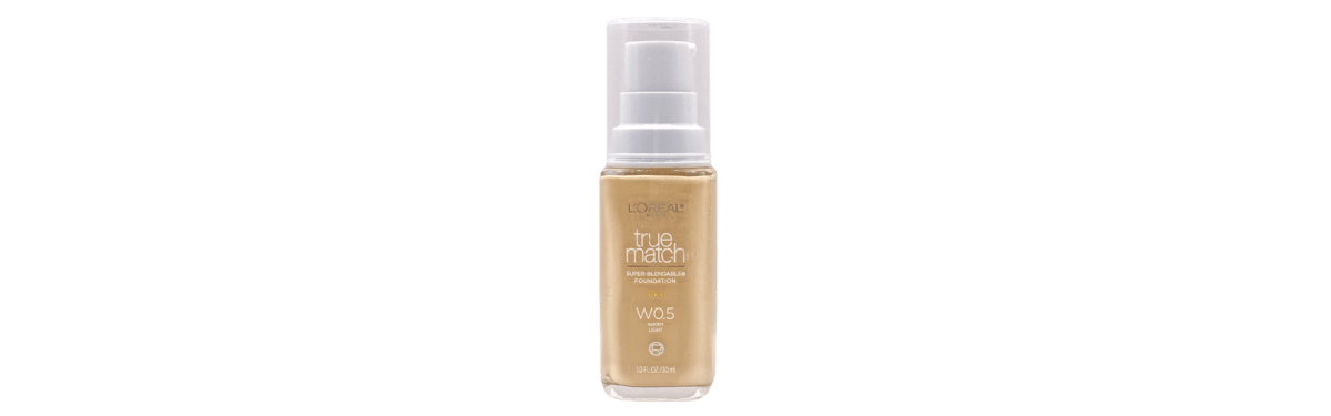L'ORÉAL TRUE MATCH SUPER BLENDABLE FOUNDATION WARM LIGHT W0,5 0