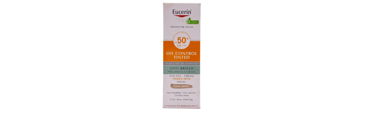 EUCERIN SUN OIL CONTROL TINTED FACIAL TONO MEDIO FPS50+ 50 ML 0