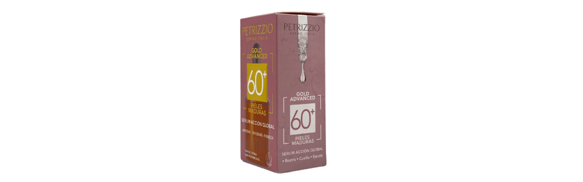 PETRIZZIO GOLD ADVANCED 60+ SERUM ACCIÓN GLOBAL 27 ml4