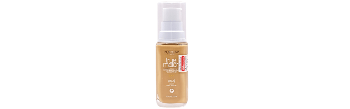 L'ORÉAL TRUE MATCH SUPER BLENDABLE FOUNDATION WARM LIGHT MEDIUM W1 0