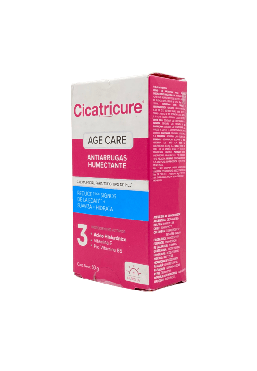 CICATRICURE AGE CARE CREMA FACIAL 3 INGRED. ACTIVOS 50 GRS3