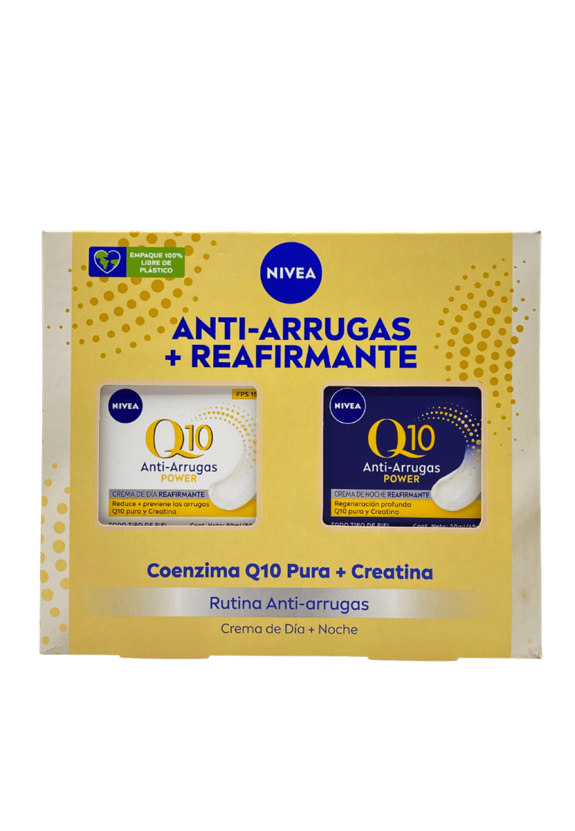 NIVEA ESTUCHE Q10 ANTI ARRUGAS + REAFIRMANTE CR. DÍA + NOCHE 0