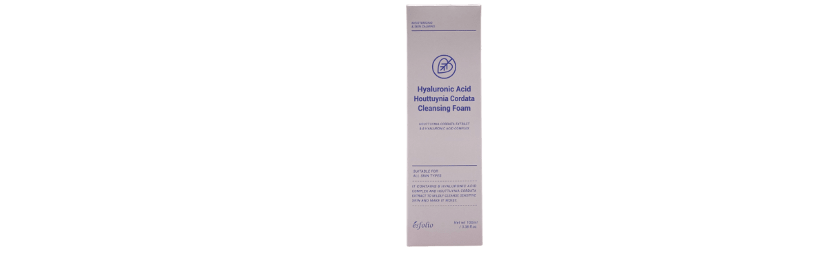 ÉSFOLIO HYAL. ACID HOUTTUYNIA CORDATA CLEAN. FOAM 100 ML4