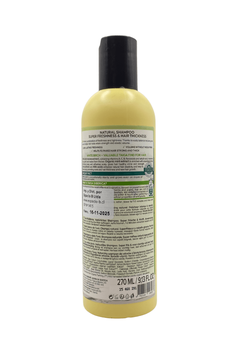 NATURA SIBÉRICA SHAMPOO TAIGA FUERZA Y GROSOR 270 ML3