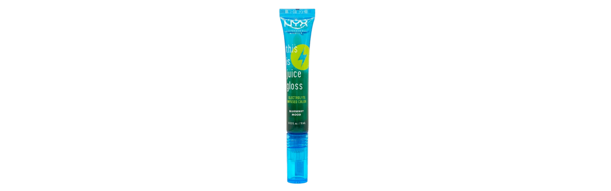 NYX THIS IS JUICE GLOSS HYDRATING LP GLOSS BLUEBERRY MOOD 0
