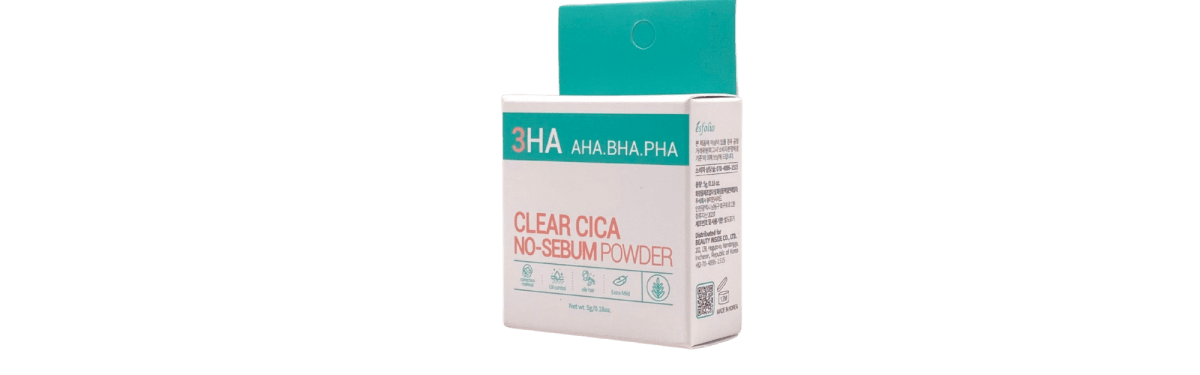 ÉSFOLIO 3HA AHA - BHA - PHA CLEAR CICA NO SEBUM POWDER 5 GRS.4