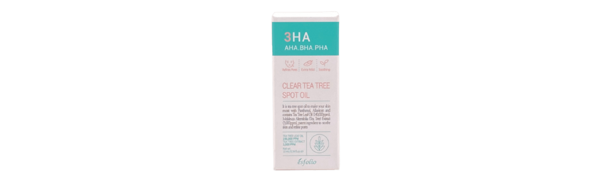 ÉSFOLIO 3HA AHA - BHA - PHA CLEAR TEA TREE SPOT OIL 10 ML4