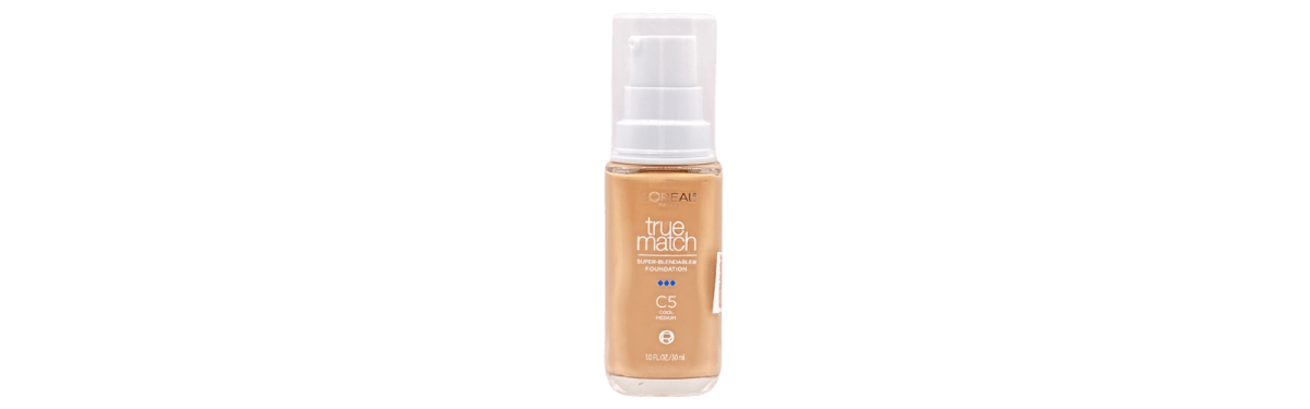 L'ORÉAL TRUE MATCH SUPER BLENDABLE FOUNDATION COOL MEDIUM C5 DET. 0