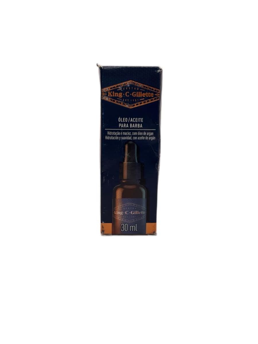 GILLETTE ACEITE PARA BARBA KING  CON ARGÁN 30ML1