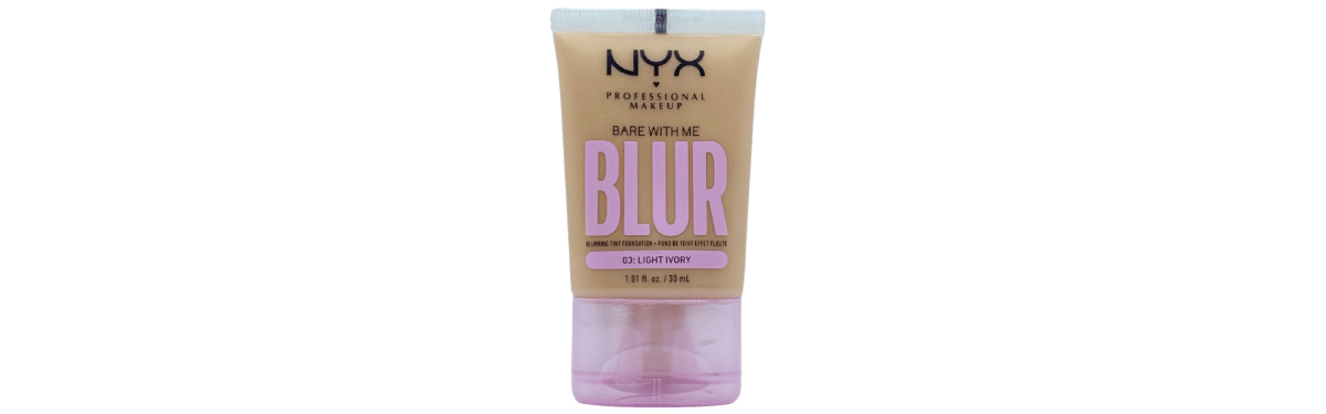 NYX BARE WITH ME BLUR TINT FOUNDATION LIGHT IVORY 03 0