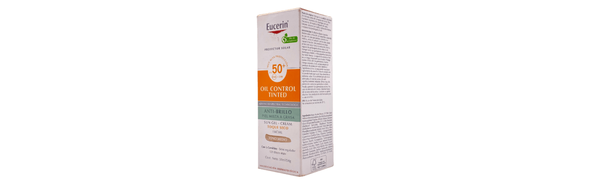EUCERIN SUN OIL CONTROL TINTED FACIAL TONO MEDIO FPS50+ 50 ML2