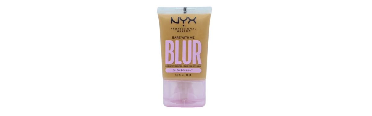 NYX BARE WITH ME BLUR TINT FOUNDATION GOLDEN LIGHT 08 0