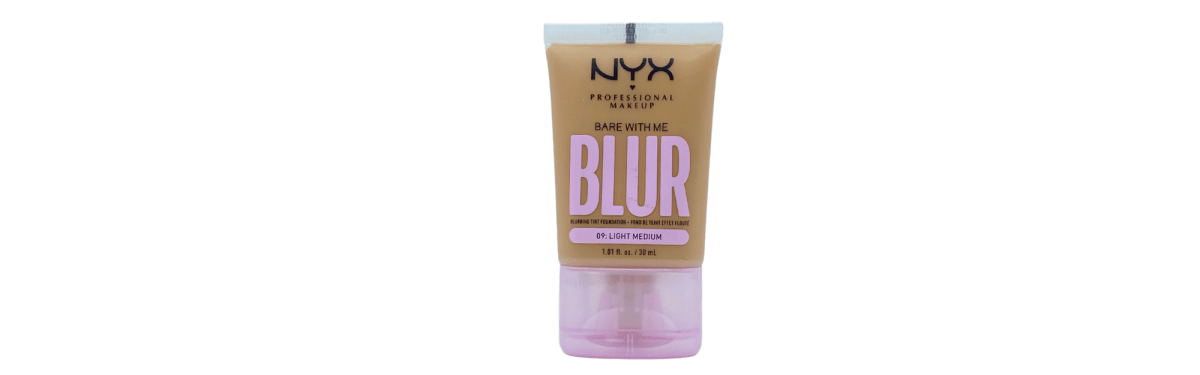 NYX BARE WITH ME BLUR TINT FOUNDATION LIGHT MEDIUM 09 0