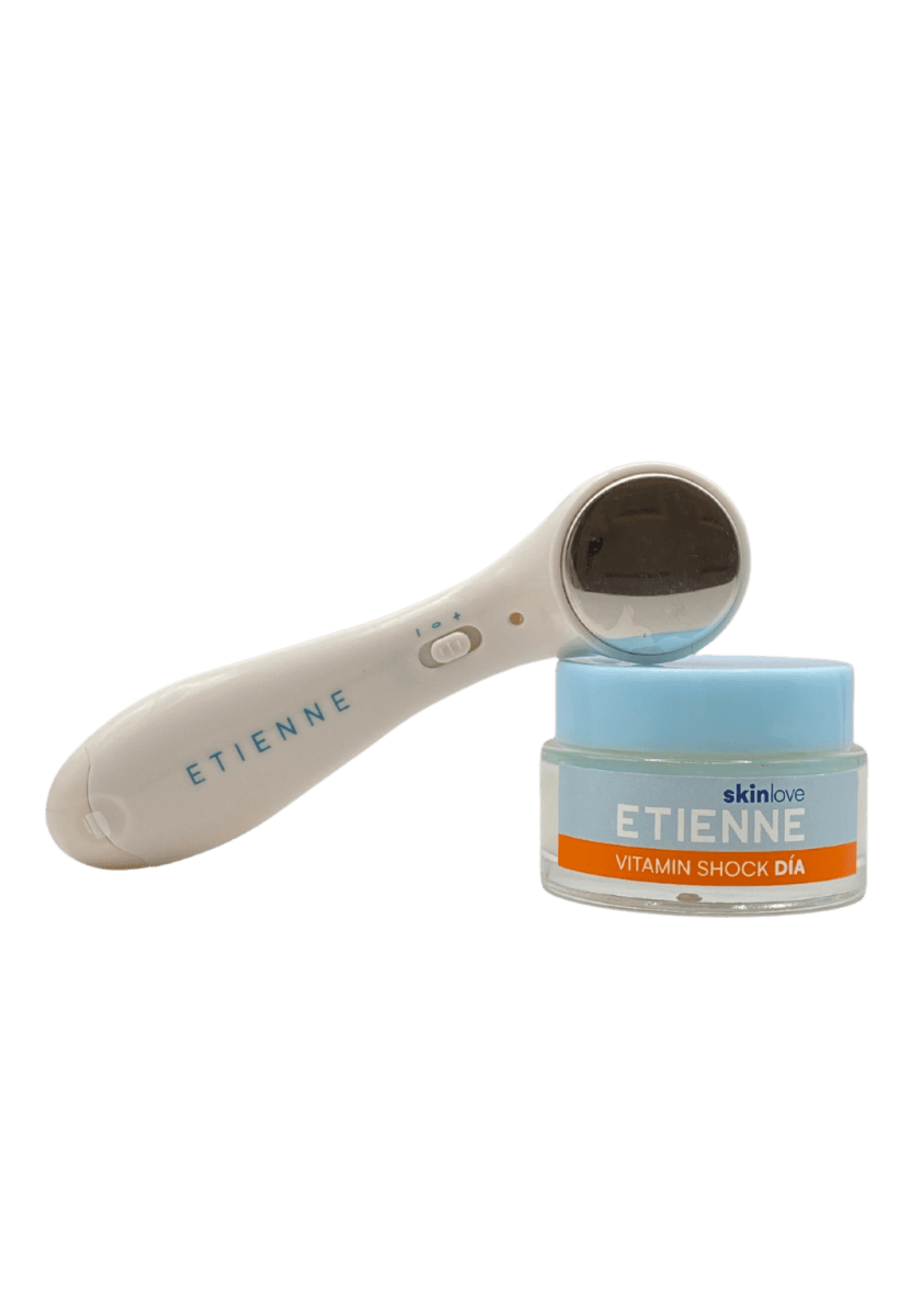 ETIENNE ESTUCHE TRATAMIENTO VITAMIN SHOCK CREMA DE DÍA + MASAJEADOR4