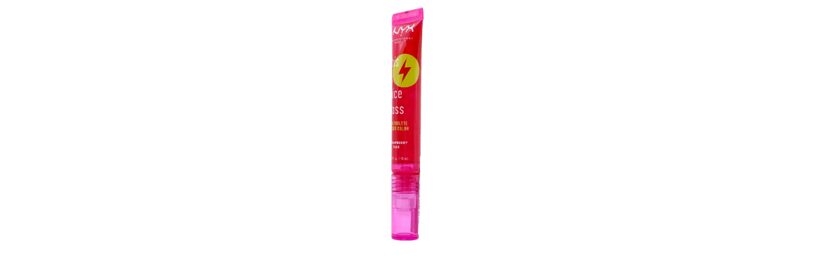 NYX THIS IS JUICE GLOSS HYDRATING LP GLOSS STRAWBERRY FLEX2
