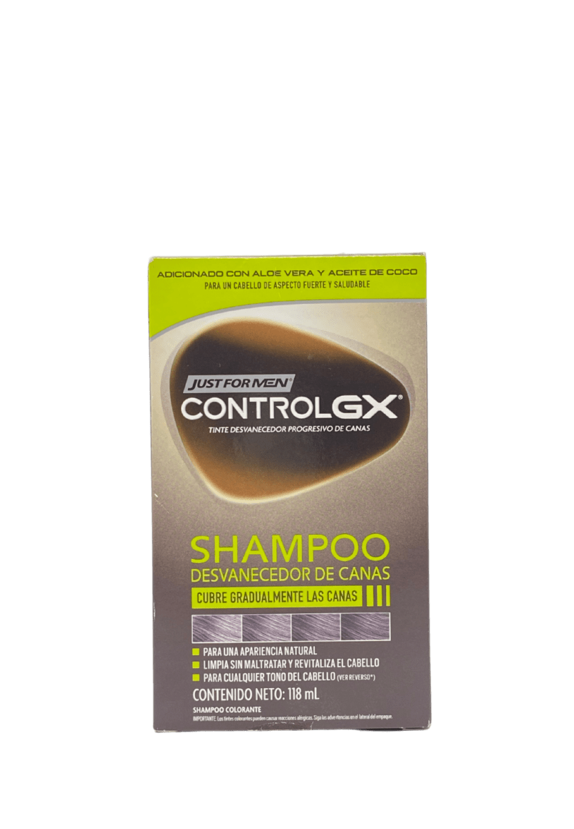 JUST FOR MEN SHAMPOO CONTROL GX DESVANECEDOR DE CANAS 118 ML2