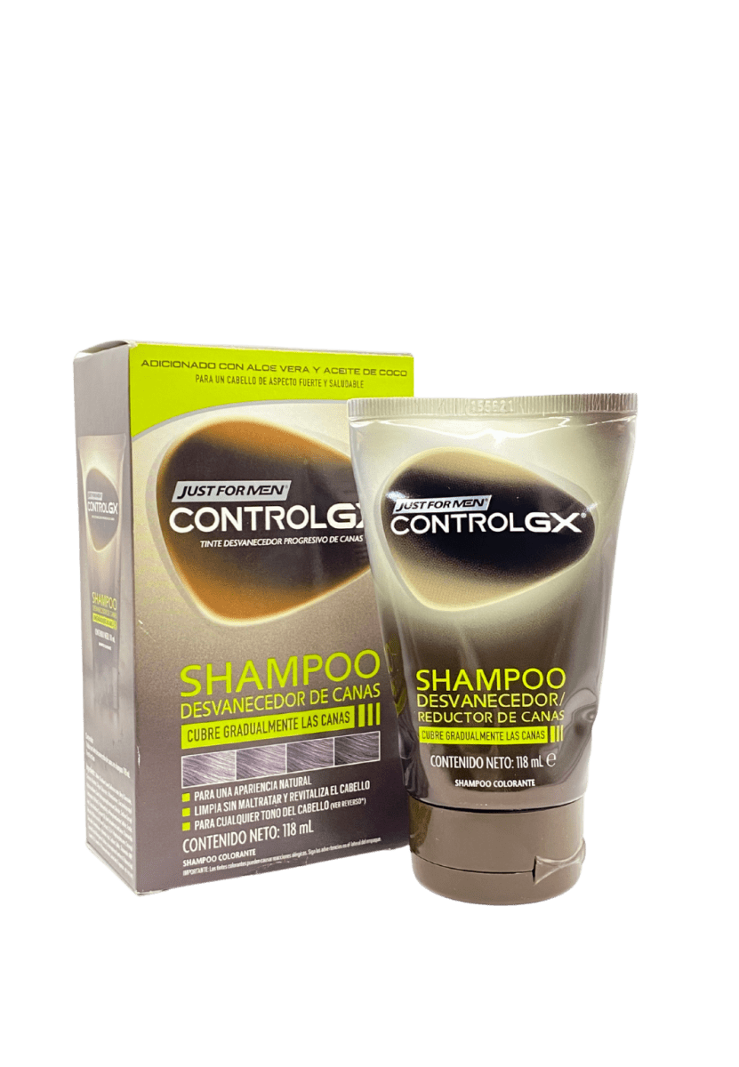 JUST FOR MEN SHAMPOO CONTROL GX DESVANECEDOR DE CANAS 118 ML 0