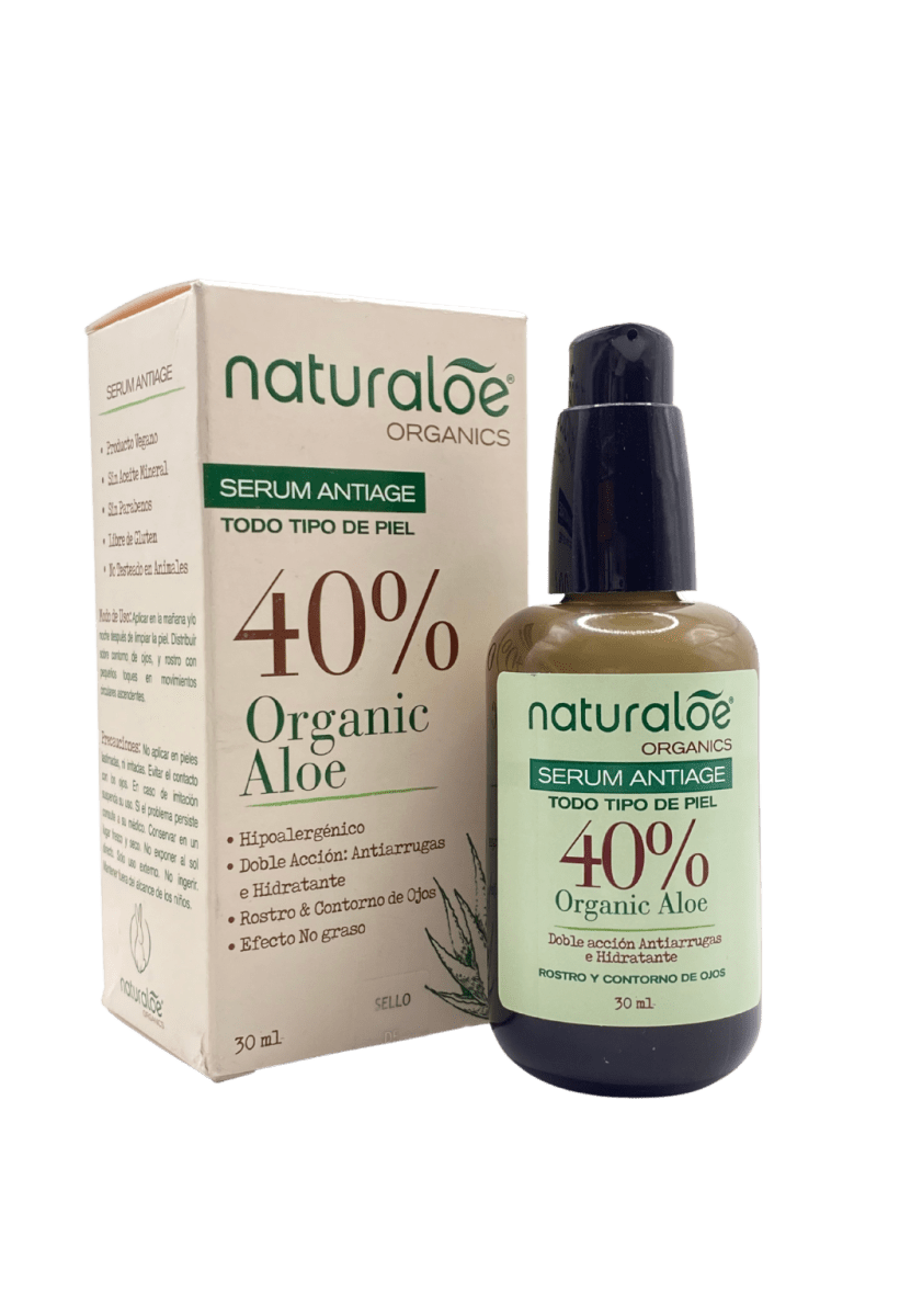 NATURALOE SÉRUM ANTIAGE 40% ORGANIC ALOE 30 ML2