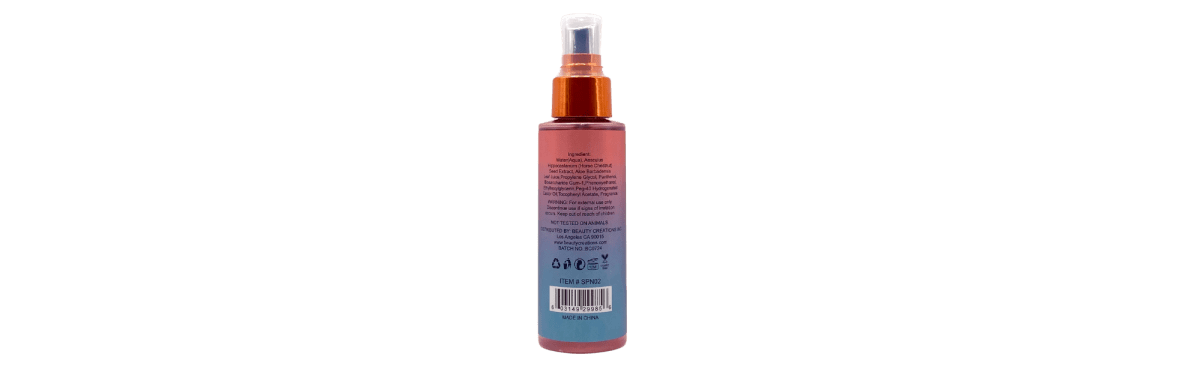 BEAUTY CREATIONS SETTING SPRAY ROSE DISPLAY2