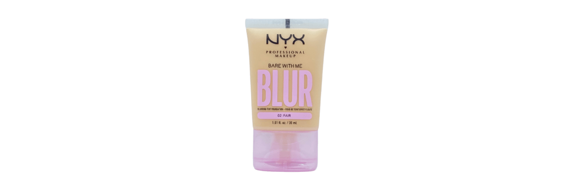 NYX BARE WITH ME BLUR TINT FOUNDATION FAIR 02 0