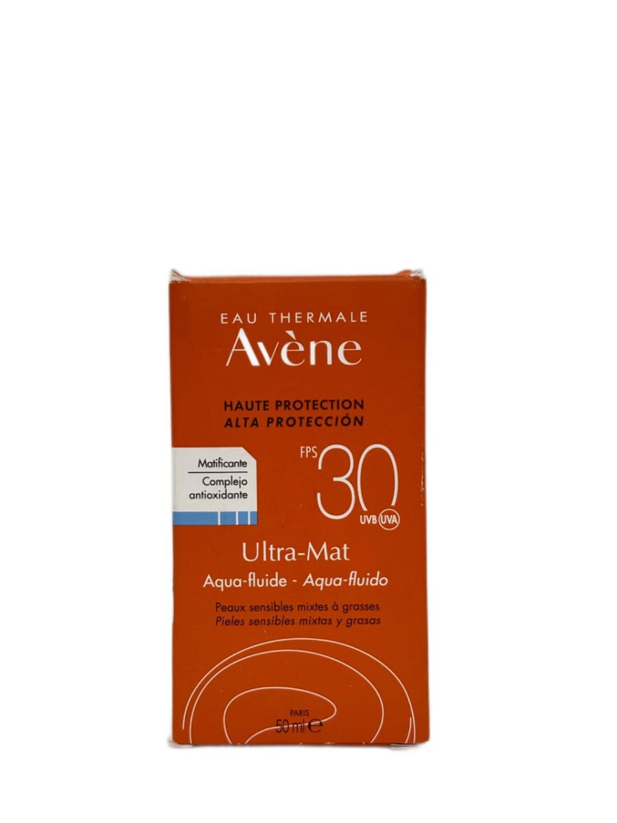 AVENE FOTOPROTECTOR ULTRA MAT AQUA FLUIDO FPS 30 50 ML SIN COLOR1