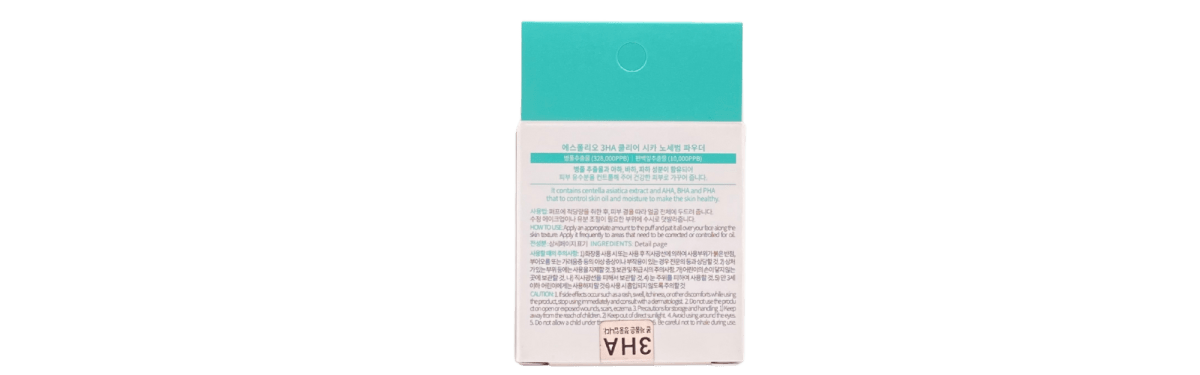 ÉSFOLIO 3HA AHA - BHA - PHA CLEAR CICA NO SEBUM POWDER 5 GRS.5