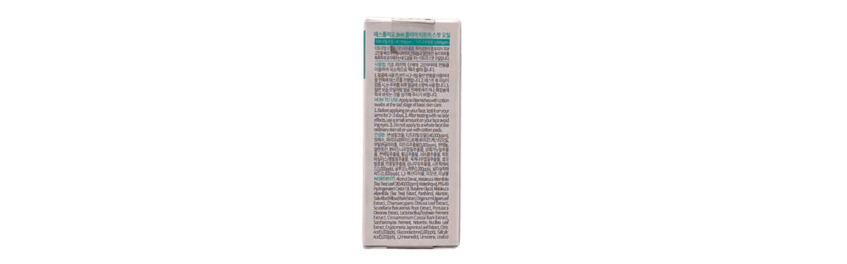 ÉSFOLIO 3HA AHA - BHA - PHA CLEAR TEA TREE SPOT OIL 10 ML6