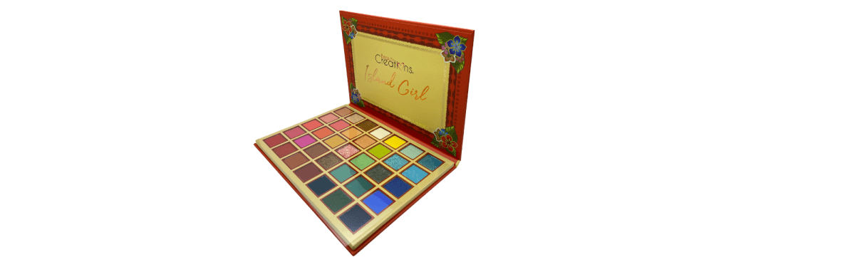 BEAUTY CREATIONS COLOR PRO EYESHADOW PALETTE ISLAND GIRL ( ROJA)2
