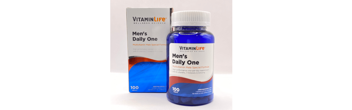 VITAMINLIFE MULTIVITAMÍNICO MEN´S DAILY ONE 100 TABLETAS3