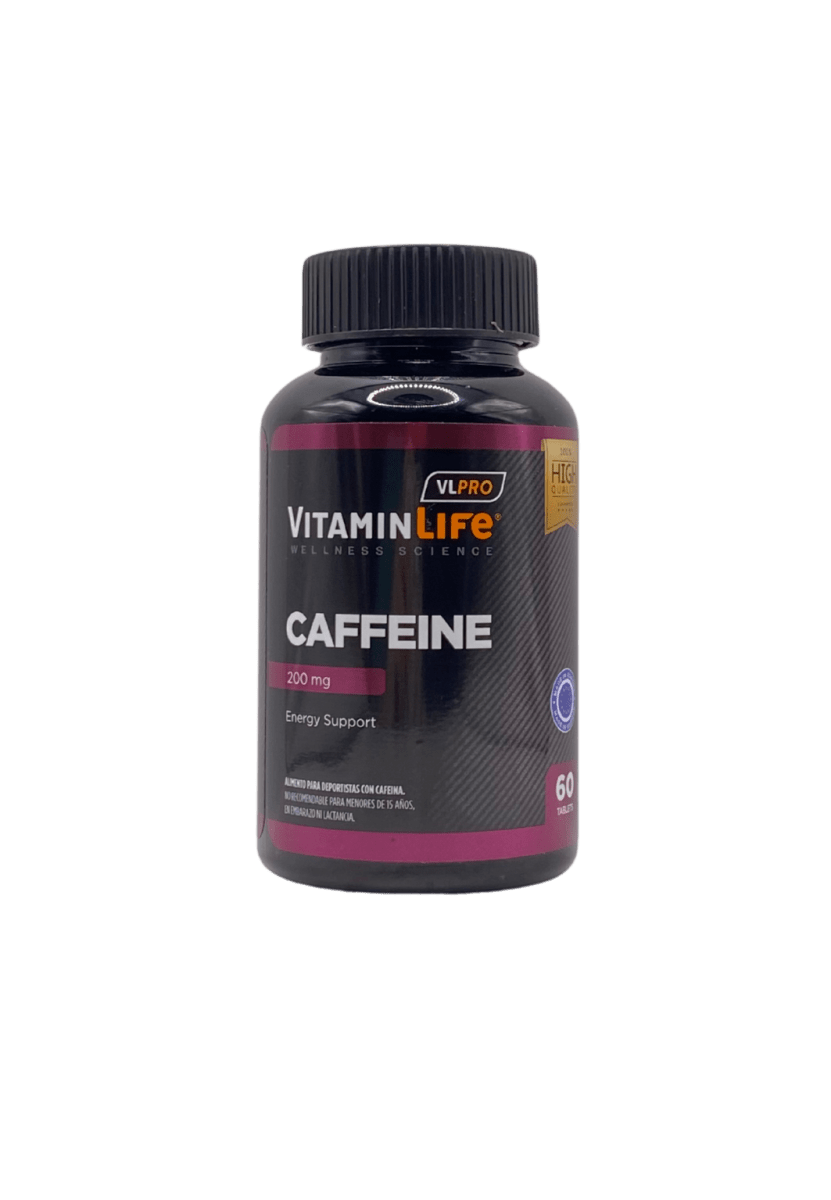 VITAMIN LIFE CAFFEINE 200 MG 60 TABLETAS 0