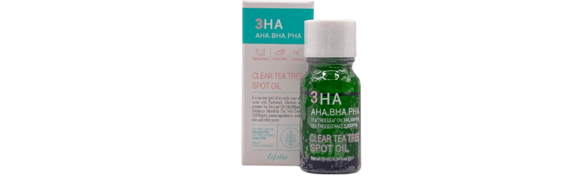 ÉSFOLIO 3HA AHA - BHA - PHA CLEAR TEA TREE SPOT OIL 10 ML3