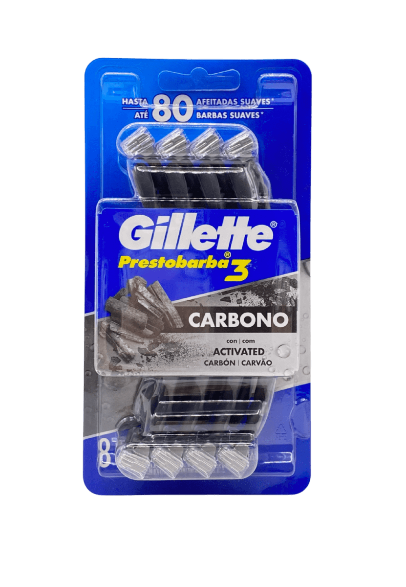 GILLETTE CARBONO 8 MÁQUINAS DESECHABLES 0
