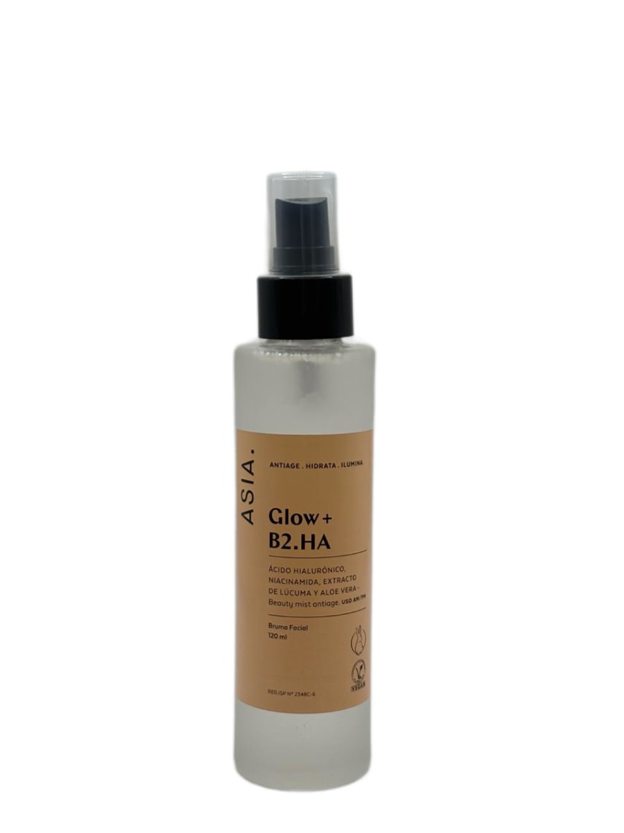 ASIA SKINCARE BRUMA FACIAL GLOW B2 CON ACIDO HIALURONICO 120 ML2