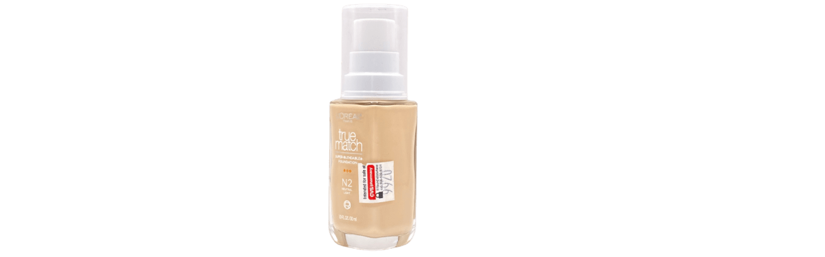 L'ORÉAL TRUE MATCH SUPER BLENDABLE FOUNDATION NEUTRAL LIGHT N22