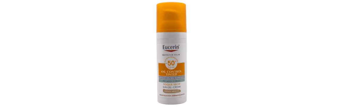 EUCERIN SUN OIL CONTROL TINTED FACIAL TONO MEDIO FPS50+ 50 ML5