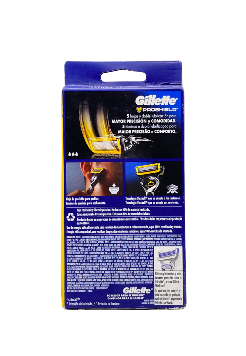 GILLETTE PROSHIELD MÁQUINA DE AFEITAR 1 UNIDAD3