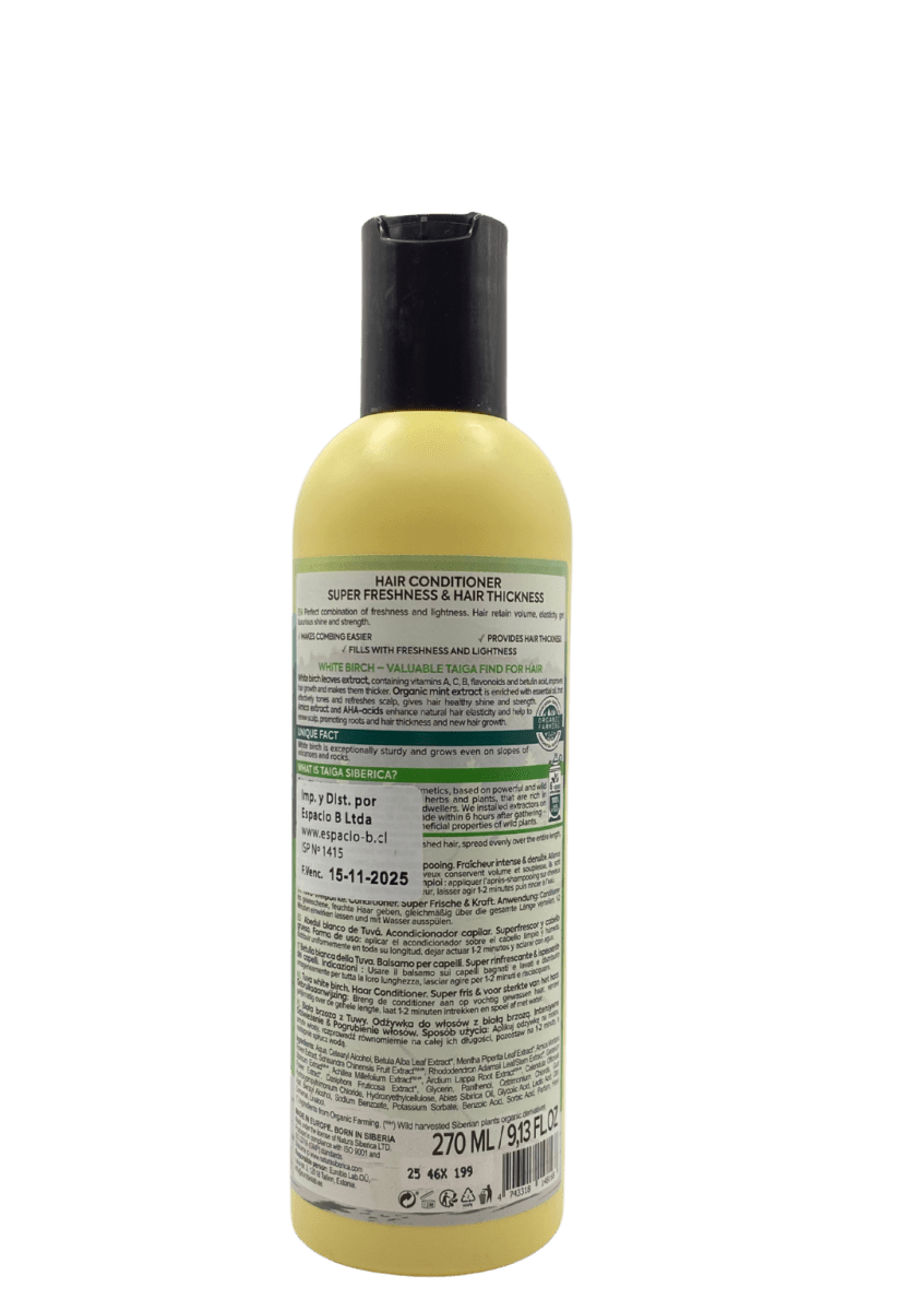 NATURA SIBÉRICA ACONDICIONADOR TAIGA FUERZA Y GROSOR 270 ML3
