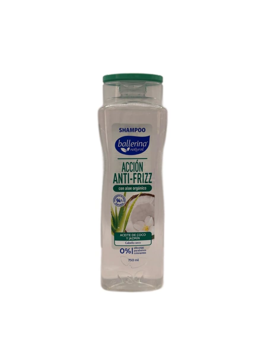 BALLERINA SHAMPOO ANTIFRIZZ ACEITE DE COCO Y JAZMIN 750 ML1
