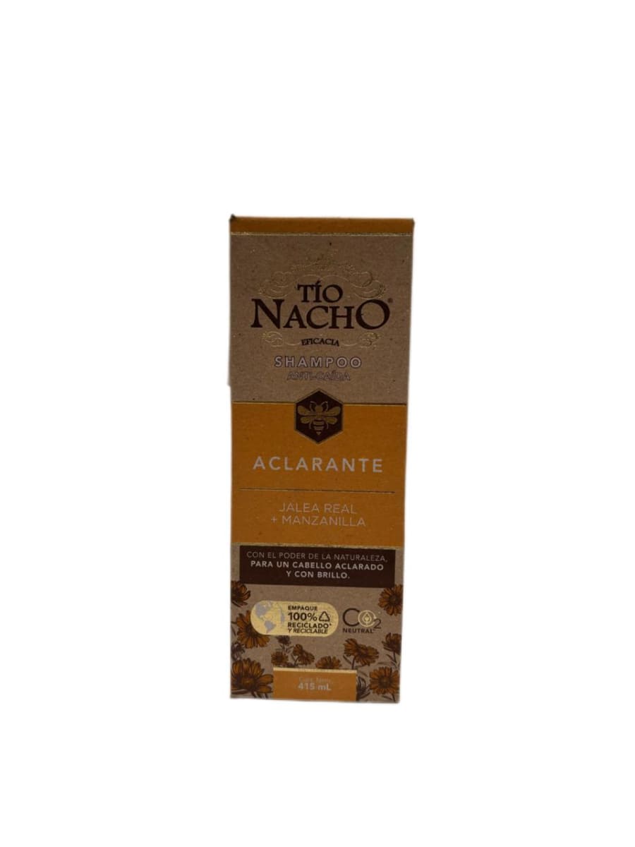 TIO NACHO ACLARANTE SHAMPOO JALEA REAL + MANZANILLA 415ML1