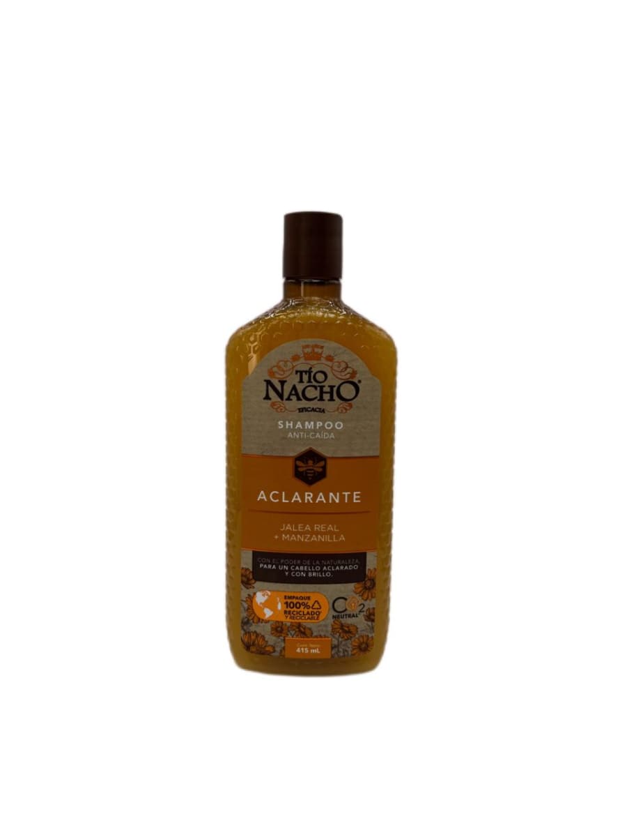 TIO NACHO ACLARANTE SHAMPOO JALEA REAL + MANZANILLA 415ML2