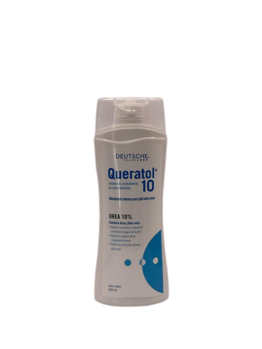 QUERATOL UREA 10%  Y ALOE VERA CREMA GEL 290 ML DET.2