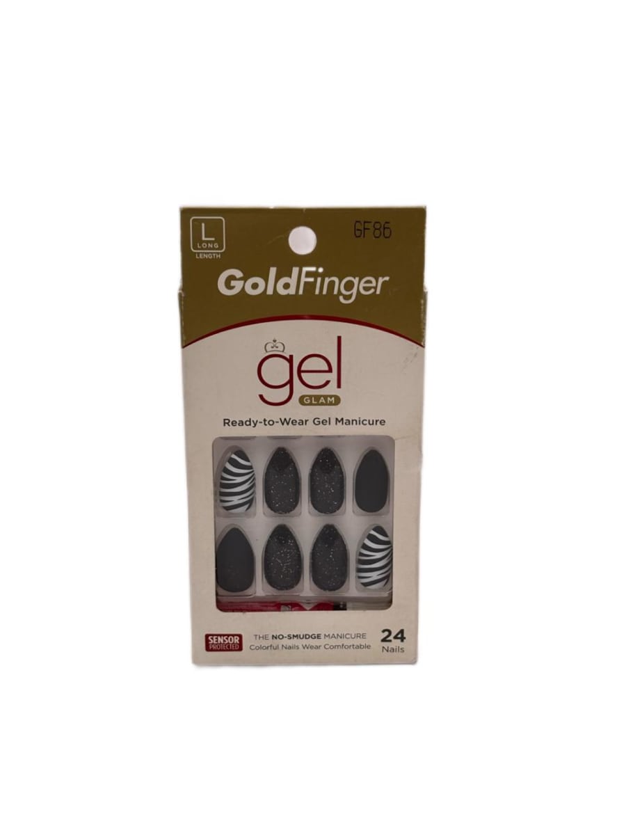 KISS GOLDFINGER GEL GLAM ZEBRA1