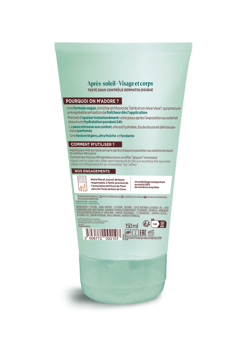 LOVEA AFTER SUN GEL REFRESCANTE - MONOI DE TAHITI & ALOE VERA 150 ML2
